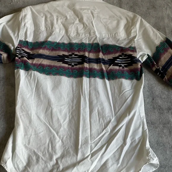 VINTAGE EXPRESS RIDER BUTTON UP MENS SZ SMALL - Picture 4 of 10